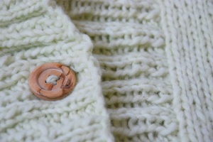 Ribbed Baby Sweater for Hazel